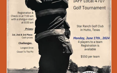 9th Annual Firefighters Golf Tournament Flyer