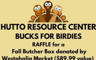 Hutto Resource Center Bucks For Birdies Raffle