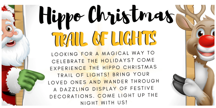 Hippo Christmas Trail of LIghts