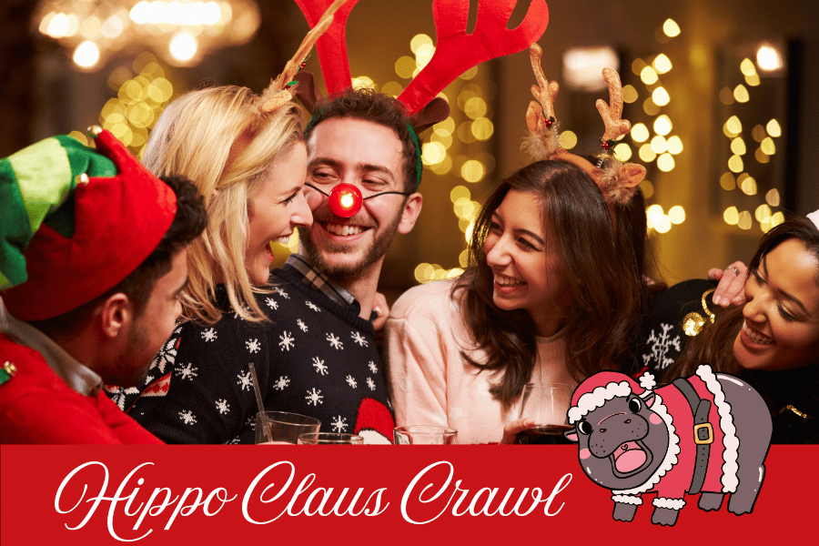 Hippo Claus Crawl Hutto|Huttotopia.com