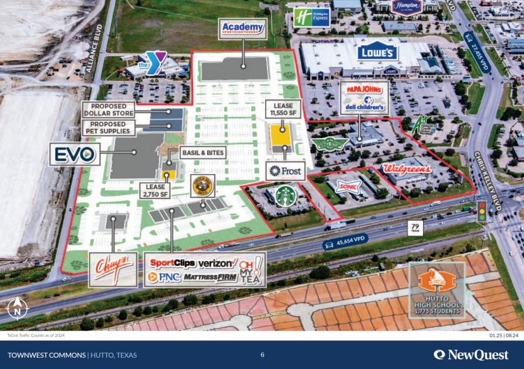 EVO & Basil & Bites Location Map 2/6/25